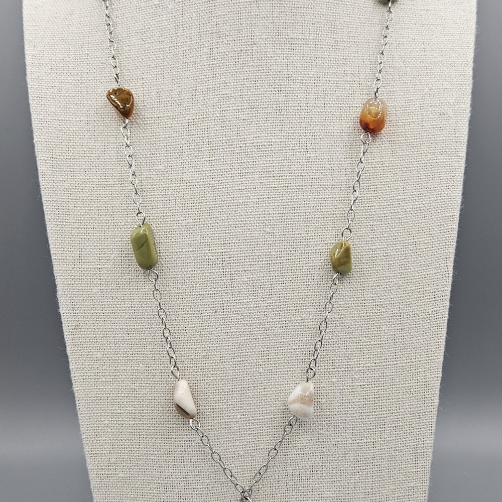 Ashan Agate Stone Necklace